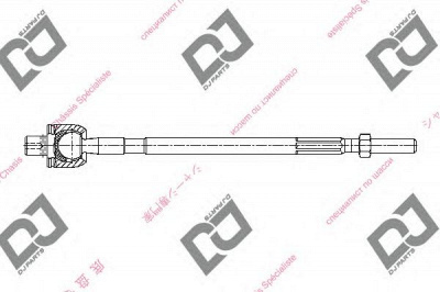 DJ PARTS dr1095 -  Осевой шарнир, рулевая тяга
